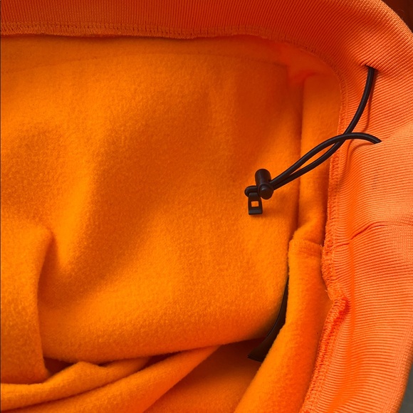 The North Face Vibrant Orange Hoodie with Purple Logo - Picture 6 of 10